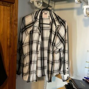 COPY - Lightweight Flannel Crop Top